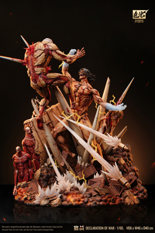 【In Stock】ZaoHua Studio Declaration Of War Eren Jaeger Vs Reiner Braun