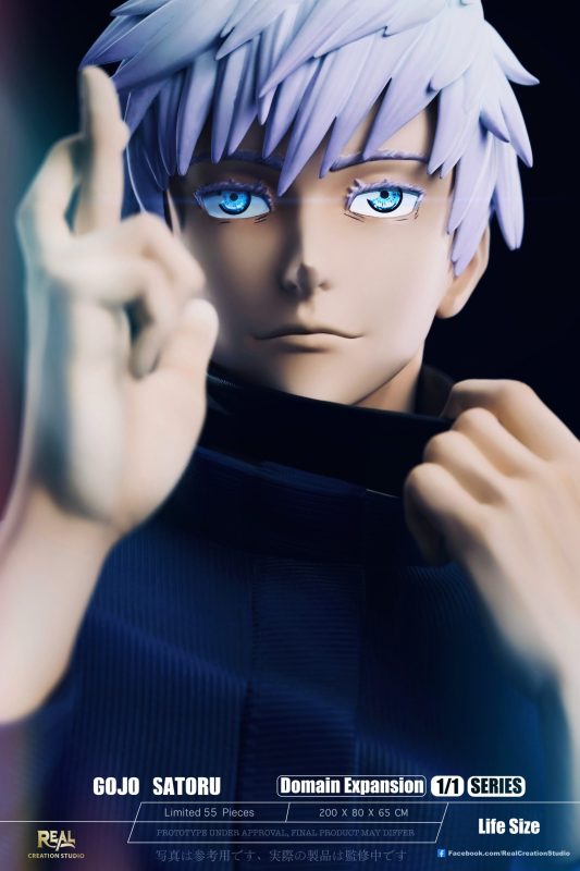 【Pre order】REAL Studio 1/1 Jujutsu Kaisen Satoru Gojo Full Body & Bust With LED