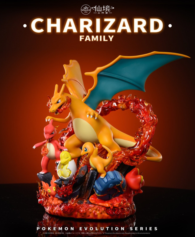 【Pre order】Wonderland Studio 1/20 Pokemon Evolution Series Charizard Family