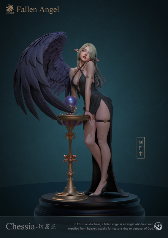 【Pre order】JUNHAO Studio 1/4 Original Fallen Angel Series 1 Fallen Angel Cecilia