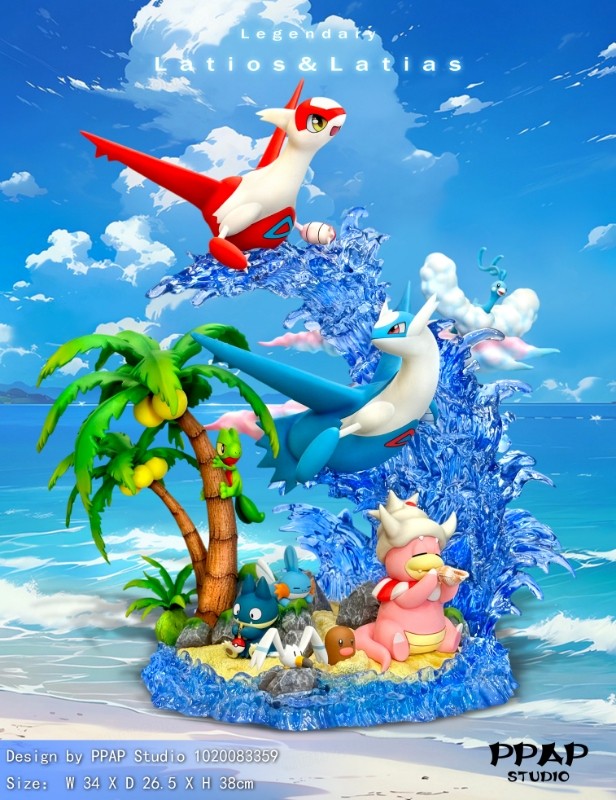 【In Stock】PPAP Studio - Pokémon Heroes: Latios and Latias With LED