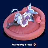 【Pre order】FurryParty Studio - Pokemon Orgasm Maid Glaceon