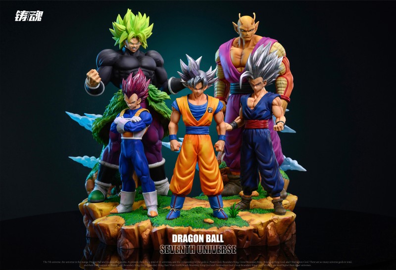【Pre order】Sculpting Soul Studio 1/10 & 1/6 Universe 7 Super Warriors Goku & Vegeta & Gohan & Piccolo & Broly