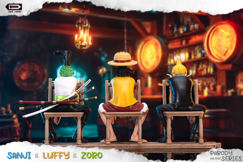 【Pre order】Left & Right Studio - One Piece Roronoa Zoro & Monkey D. Luffy & Sanji