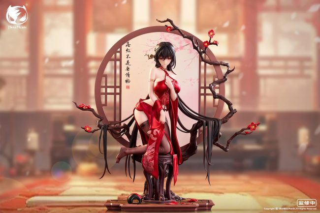 【In Stock】BearPanda Studio 1/6 PVC Original Chinese Style Series Fallen Red(Copyright)