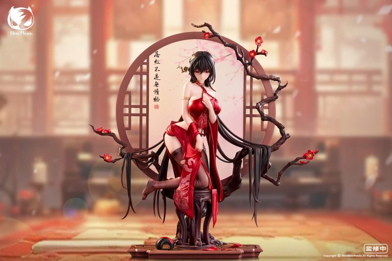 【In Stock】BearPanda Studio 1/6 PVC Original Chinese Style Series Fallen Red(Copyright)