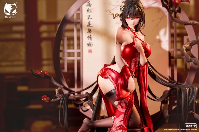 【In Stock】BearPanda Studio 1/6 PVC Original Chinese Style Series Fallen Red(Copyright)