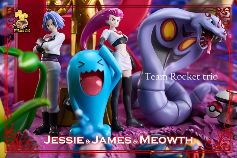 【Pre order】Stone Studio 1/20 Pokemon Team Rocket trio Jessie & James & Meowth