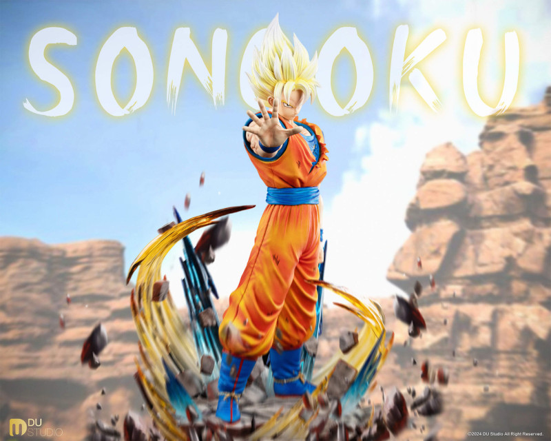 【Pre order】DU Studio 1/6 & 1/4 Super Saiyan 1 Goku with LED