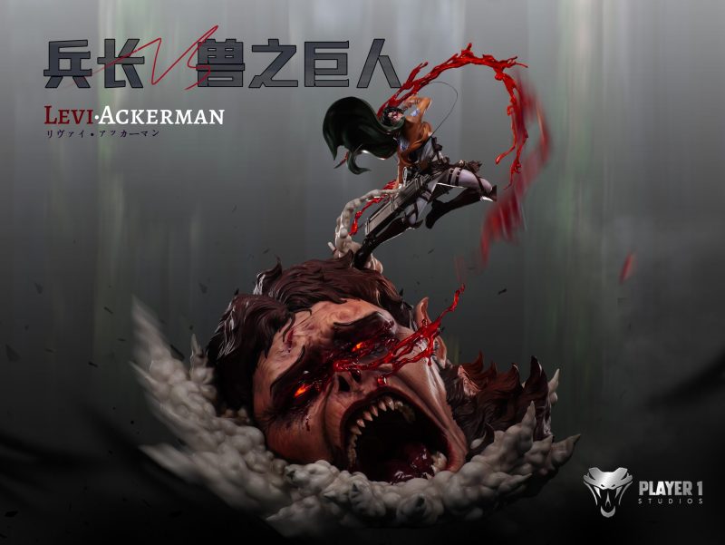 【In Stock】Player 1 Studio 1/6 Attack on Titan Levi VS Beast Titan