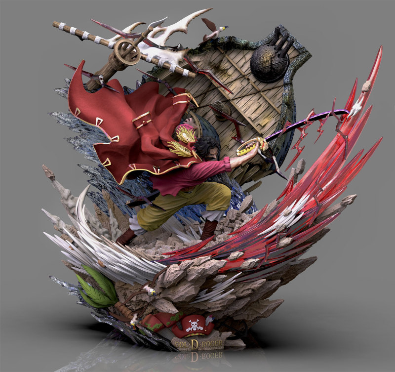 【In Stock】CUBE Studio - One Piece Gol D. Roger Large Scale Statue