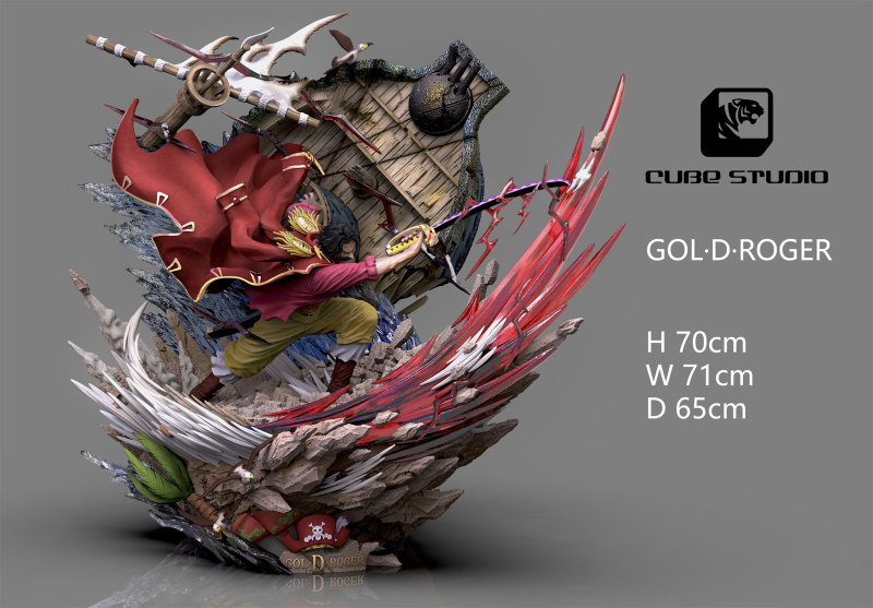 【In Stock】CUBE Studio - One Piece Gol D. Roger Large Scale Statue