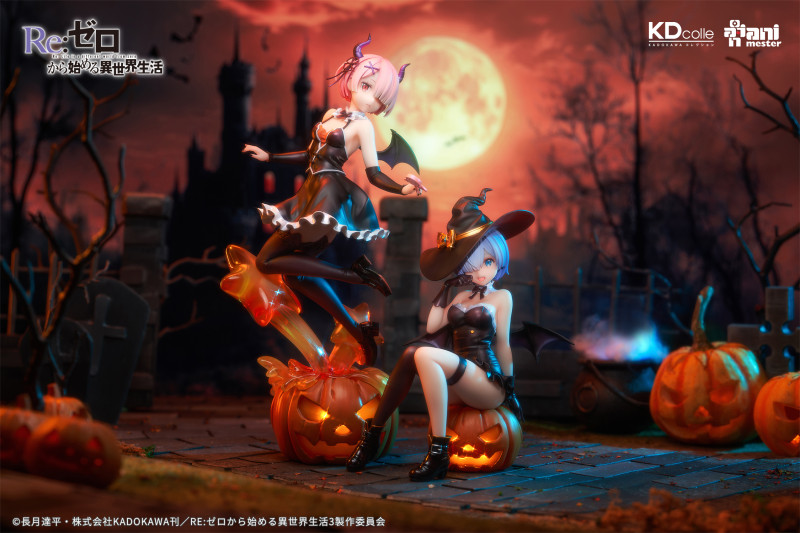 【Pre order】Animester Studio 1/7 PVC Re-Starting Life in Another World Sorcerer of Dreamy Night Ram & Rem (Copyright)