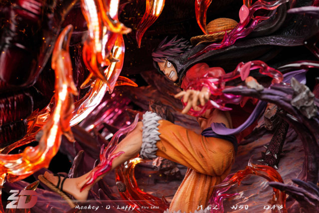 【In Stock】ZZDD Studio 1/6 RED ROC Luffy with LED