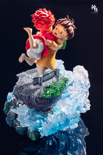 【In Stock】ShenYin Studio - Ponyo on the Cliff Ponyo & Sōsuke