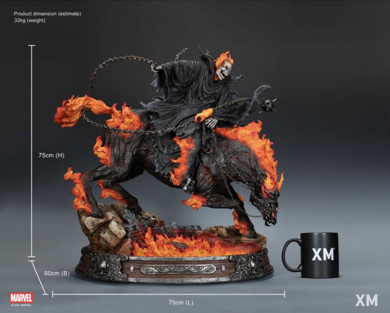 【In Stock】XM Studio 1/4 Ghost Rider (Horseback Edition) (Copyright)