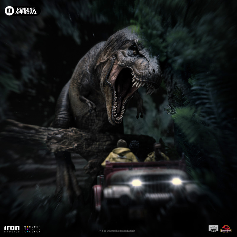 【Pre order】Iron Studio 1/20 Jurassic Park T-Rex UNIVJP117124-10 (Copyright)