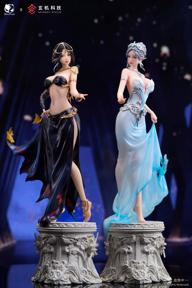【Pre order】Sparkkey Studio x Bearpanda Studio 1/6 PVC Ghost Blade Aeolian & Yulia (Copyright)