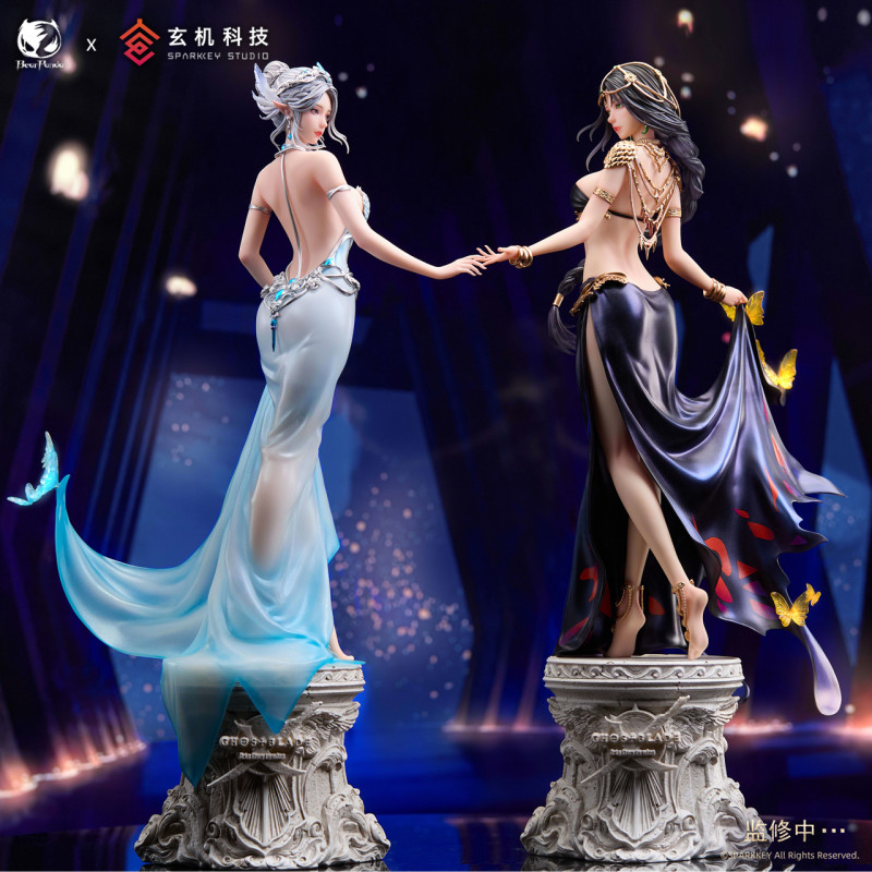 【Pre order】Sparkkey Studio x Bearpanda Studio 1/6 PVC Ghost Blade Aeolian & Yulia (Copyright)