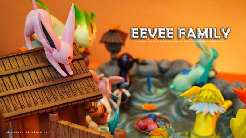 【Pre order】Tiaotiao Hall Studio x CM Studio -  Pokemon Eco-diorama Series - Eevee Onsen