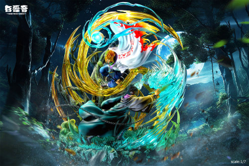 【In Stock】White Noise Studio 1/7 Naruto Minato Namikaze VS Uchiha Obito