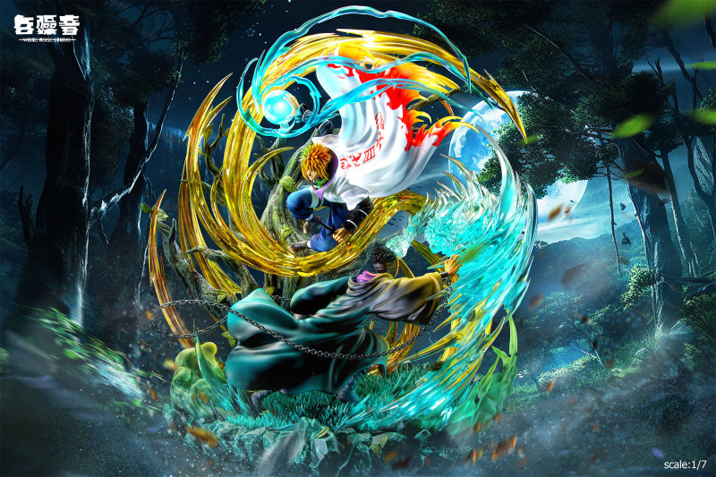 【In Stock】White Noise Studio 1/7 Naruto Minato Namikaze VS Uchiha Obito