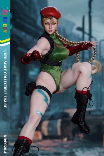 【In Stock】Play Toy Studio 1/6 Green Fighting Female Warrior Action Figure PT-P020A