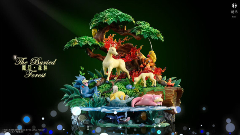 【Pre order】JingHe Studio - Pokemon The Buried Forest