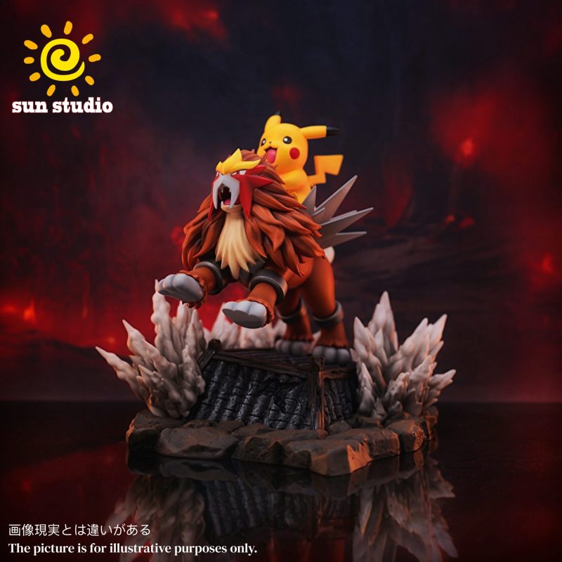 【Pre order】Sun Studio - Pokemon Entei Pikachu