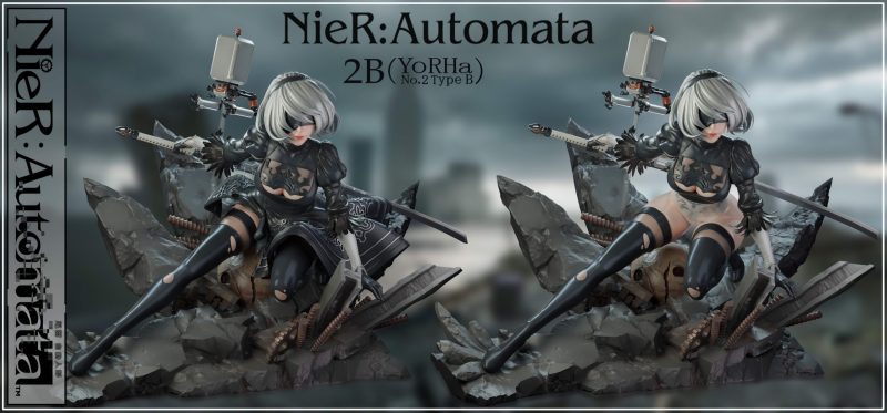 【In Stock】Crow Studio 1/4 NieR: Automata 2B