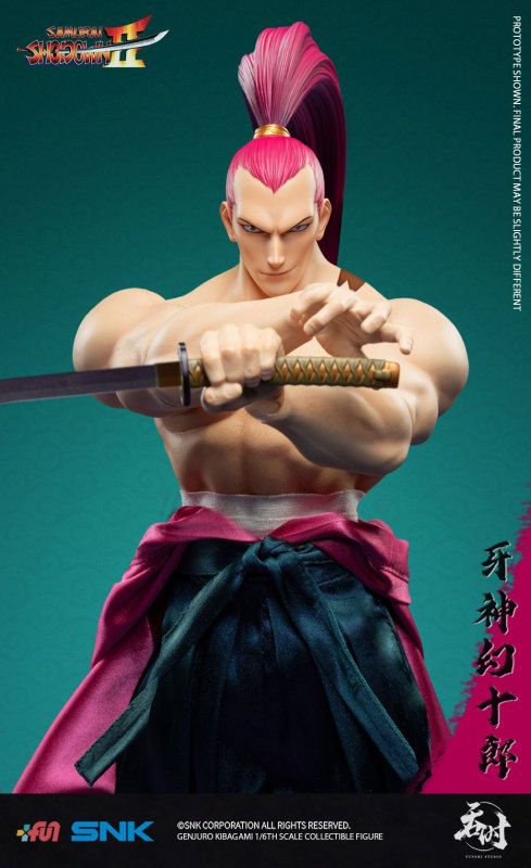 【Pre order】TunShi Studio 1/6 Shin Samurai Shodown:Haohmaru Jigokuhen Kibagami Genjuro Movable cloth doll TS-017​​ (Copyright)