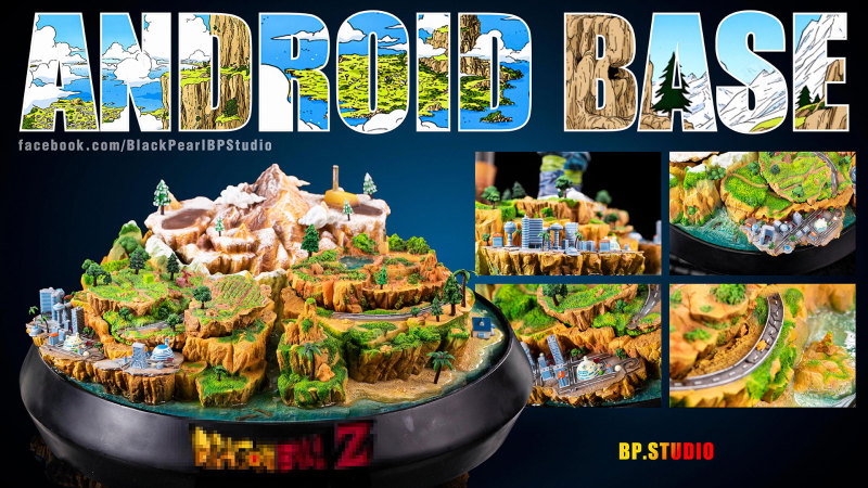 【Pre order】BP Studio 1/6 & 1/4 Dragon Ball Artificial Human Combination Terrace