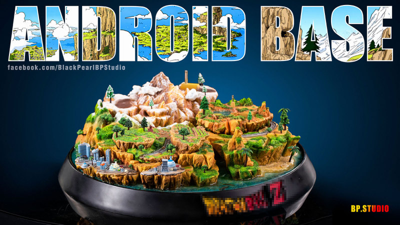 【Pre order】BP Studio 1/6 & 1/4 Dragon Ball Artificial Human Combination Terrace