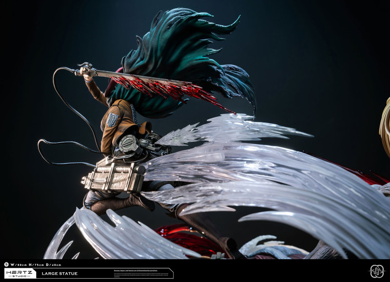【In Stock】Hertz Studio - Attack on Titan Mikasa Ackerman VS Female Titan