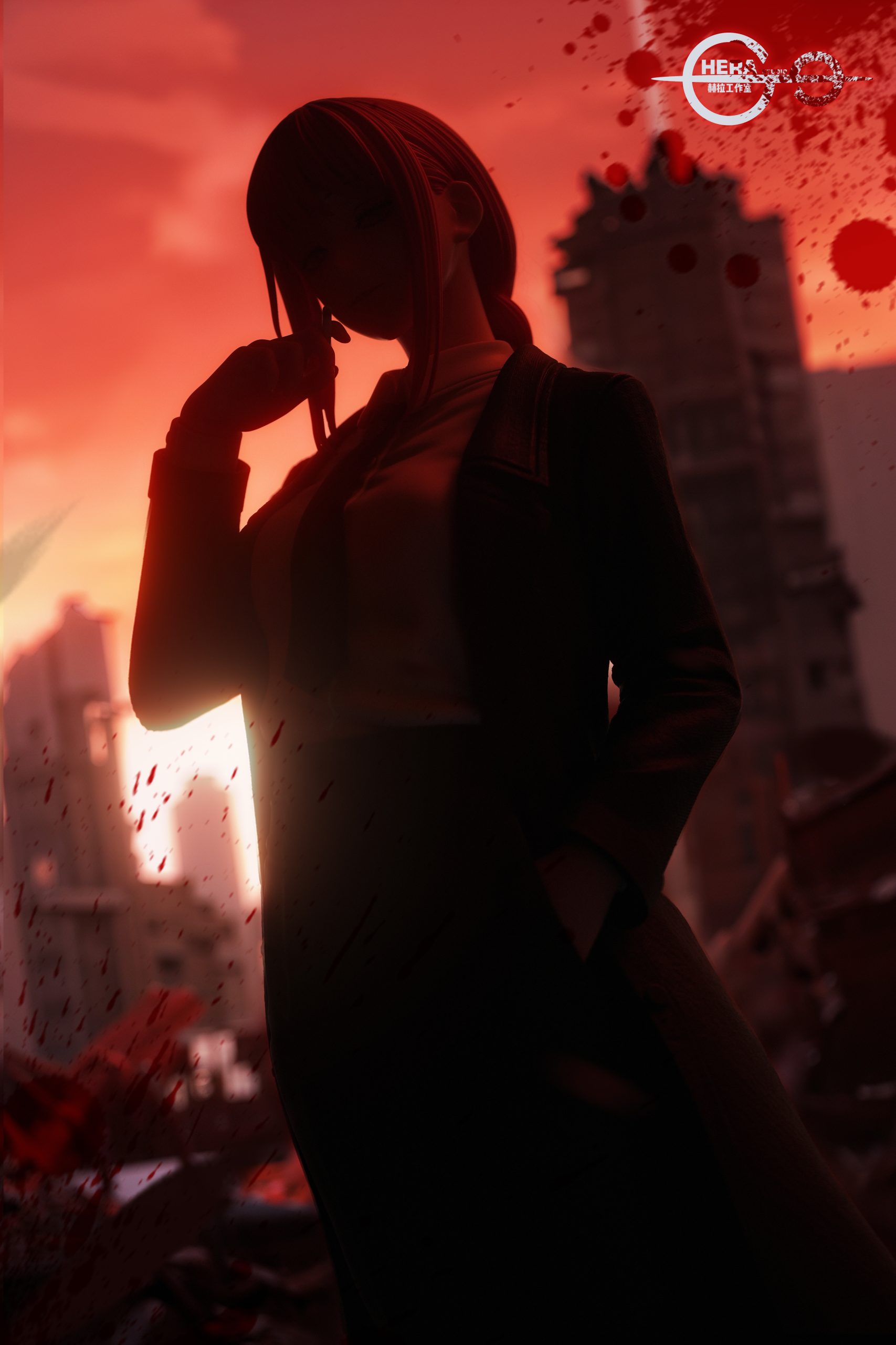 しゅきかんHera-Studio マキマ HERA Studio Makima Model In STOCK Chainsaw Man Statue 1/4 Scale