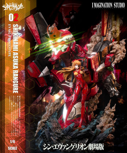 【In Stock】Imagination Studio 1/6 Neon Genesis Evangelion Asuka & Ayanami Rei