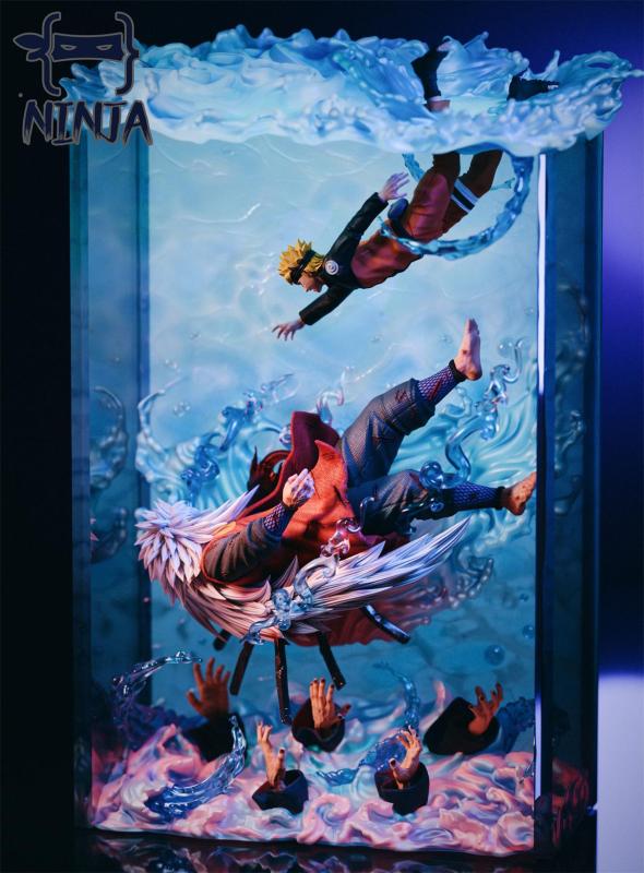 【Pre order】Ninja Studio 1/6 Naruto Jiraiya & Naruto with LED