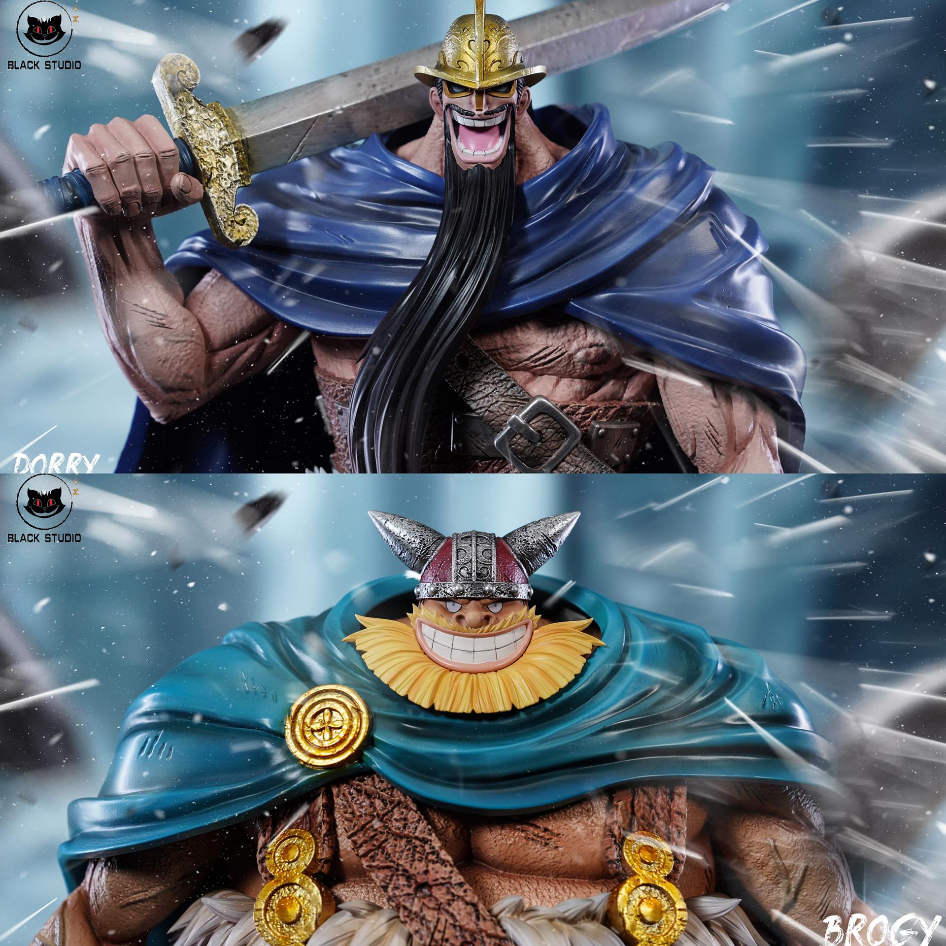 Pre order】Black Studio - One Piece Dorry & Brogy