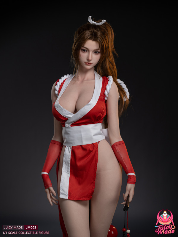 【In Stock】Juicy Made 1/1 Full silicone female fighter Mai Shiranui action figure