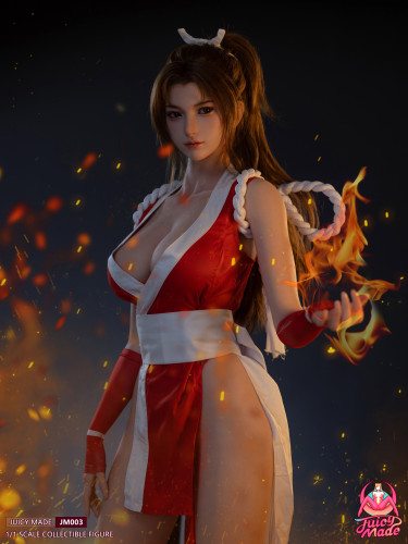 【In Stock】Juicy Made 1/1 Full silicone female fighter Mai Shiranui action figure