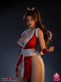 【In Stock】Juicy Made 1/1 Full silicone female fighter Mai Shiranui action figure