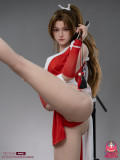 【In Stock】Juicy Made 1/1 Full silicone female fighter Mai Shiranui action figure