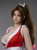 【In Stock】Juicy Made 1/1 Full silicone female fighter Mai Shiranui action figure