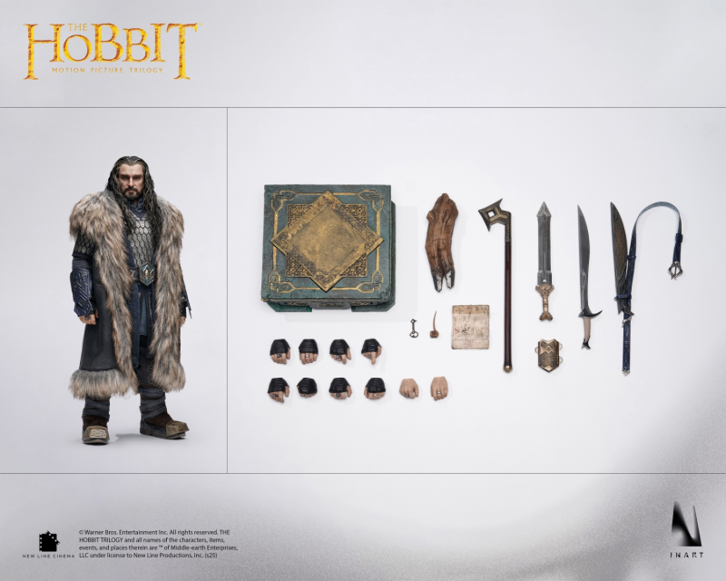 【Pre order】Queen Studio 1/6 The Hobbit：An Unexpected Journey Thorin Oakenshield Action Figures​ Ag-A018​ (Copyright)