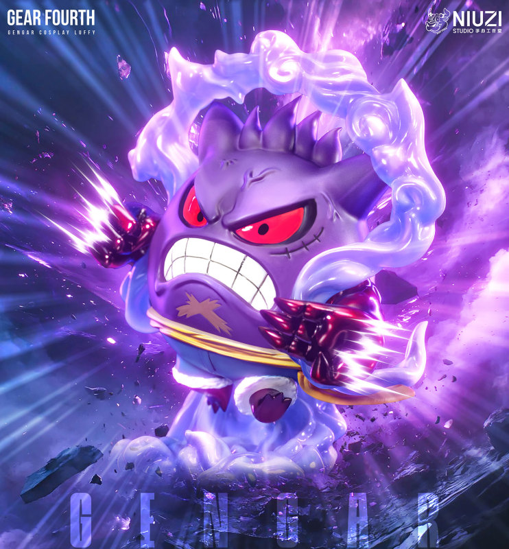 【In Stock】Niuzi Studio - Pokemon Gengar Cos Gear 4 Luffy