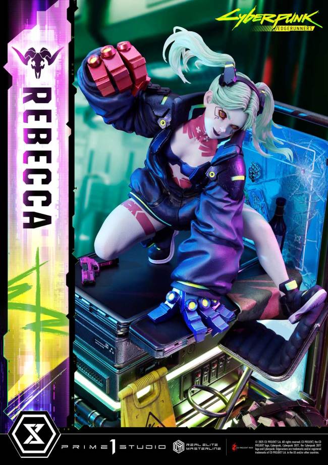 【Pre order】Prime 1 Studio 1/4 Cyberpunk: Edgerunners Rebecca with LED (Copyright)