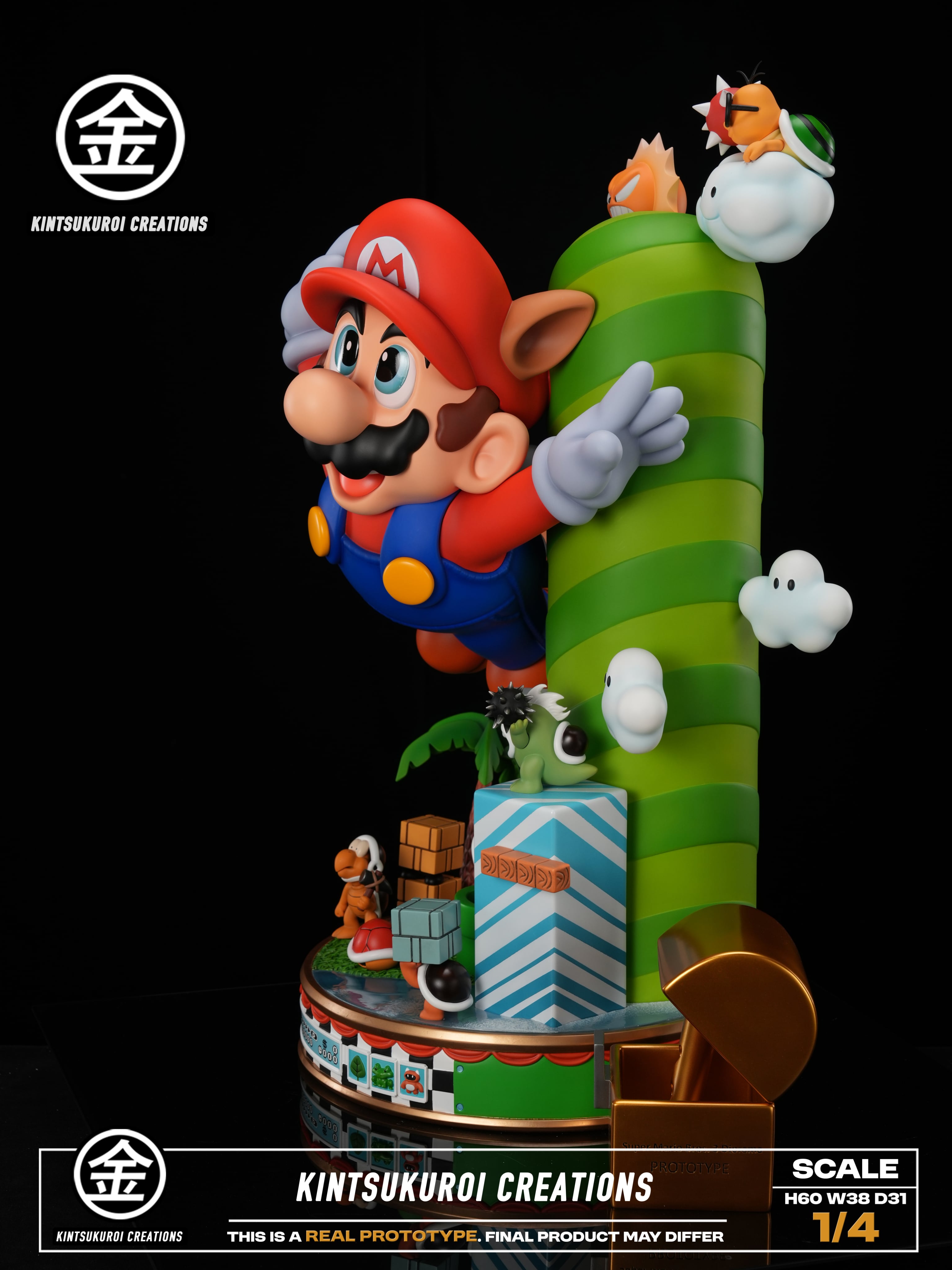 Pre order】Kintsukuroi Creations Studio 1/4 Super Mario Bros. 3 Mario