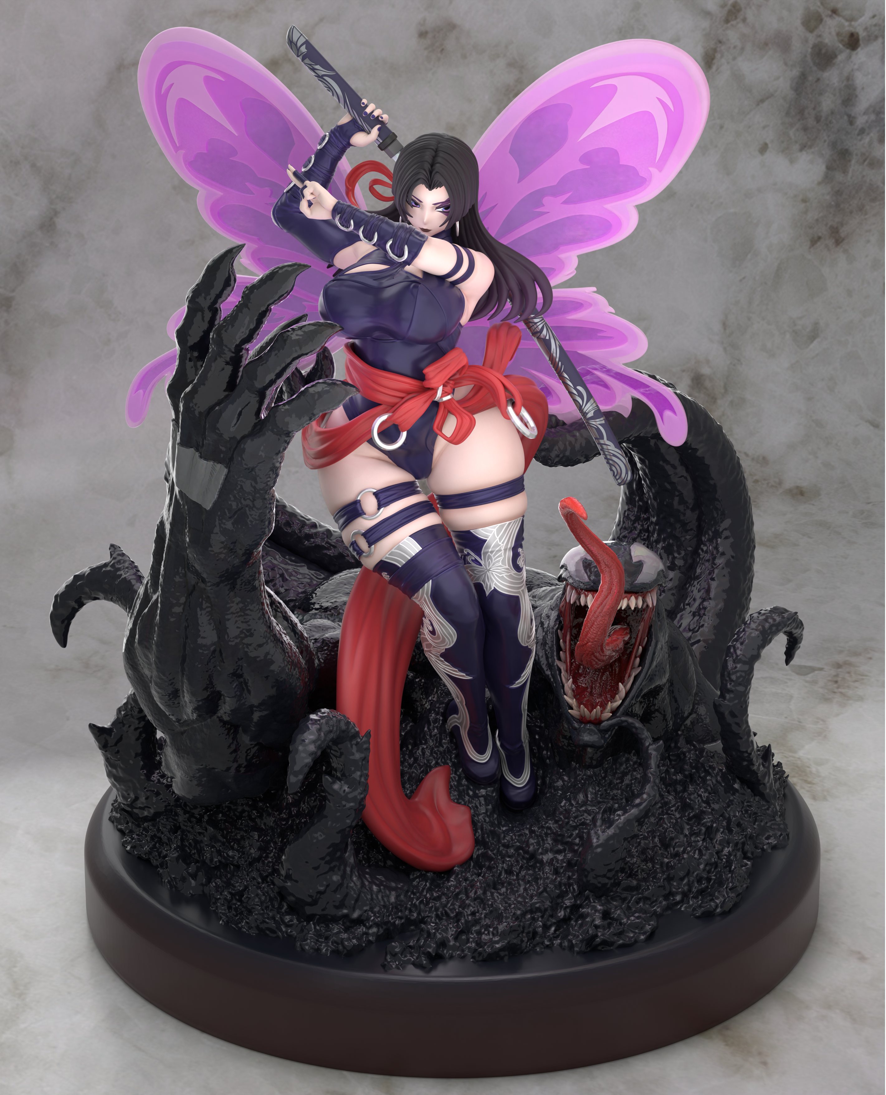 Pre order】Xing Zhe Studio 1/4 Marvel Series Psylocke & Venom