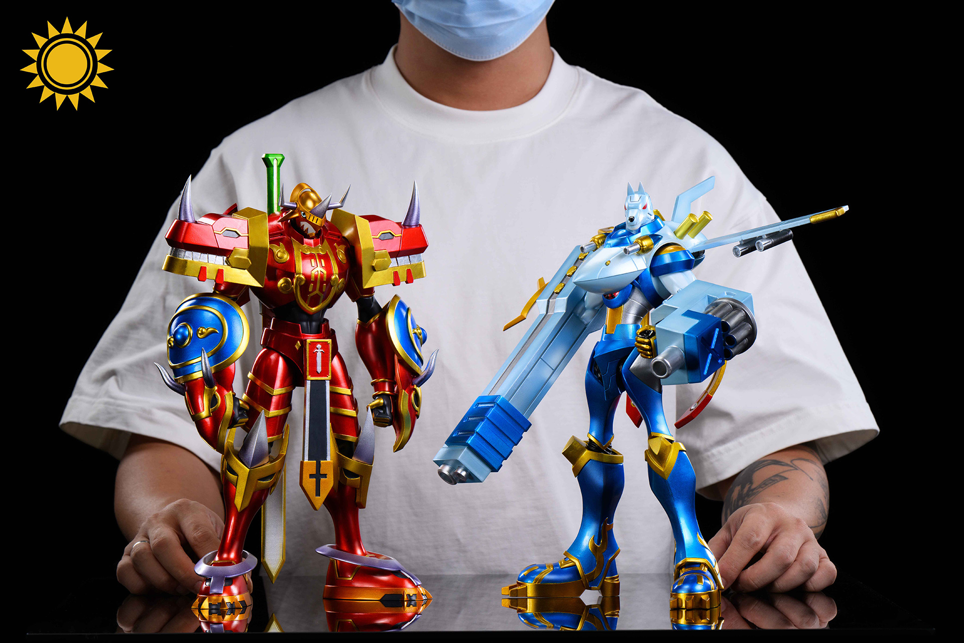 Pre order】Sun Toys Studio - Digimon EmperorGreymon & MagnaGarurumon