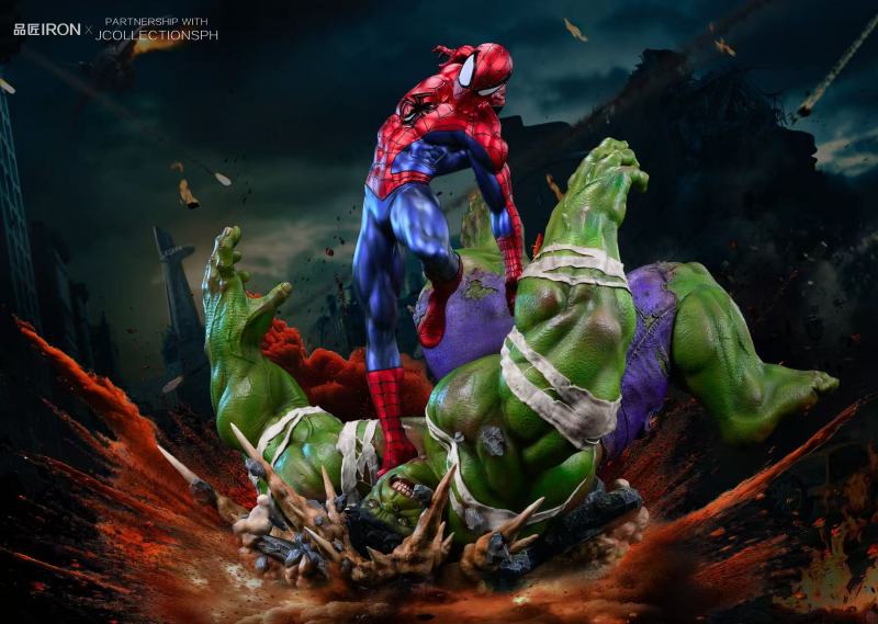 【Pre order】IRON Studio - Marvel Spider Man vs Hulk